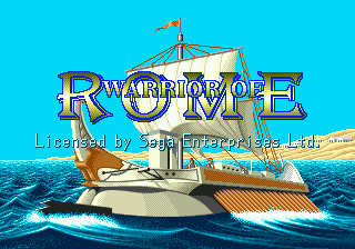 Warrior of Rome (USA) Title Screen